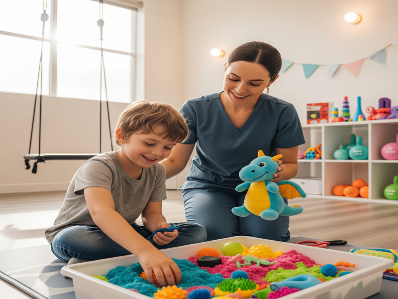 Child following a sensory diet plan at the Best ADHD and Autism Center in Pune