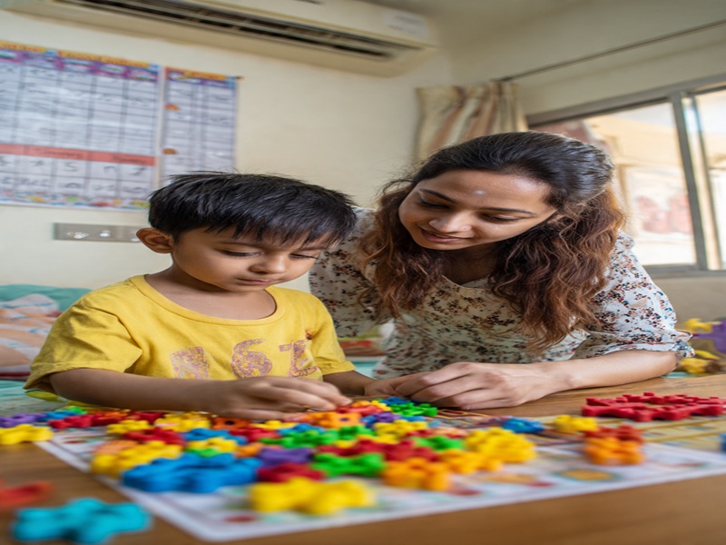 Screen de-addiction therapy session for a child at the Best ADHD and Autism Center in Pune
