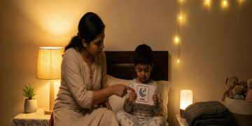 Sleep routine therapy session for a child at the Best ADHD and Autism Center in Pune