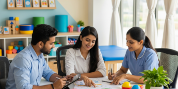 Multidisciplinary therapy team supporting a child at the Best ADHD and Autism Center in Pune