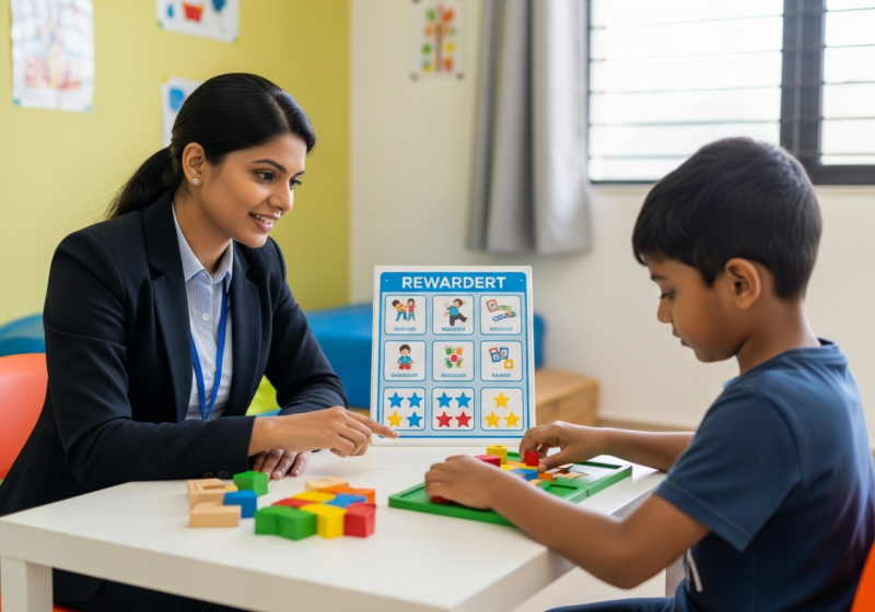Positive Behavior Support therapy session at the Best ADHD and Autism Center in Pune