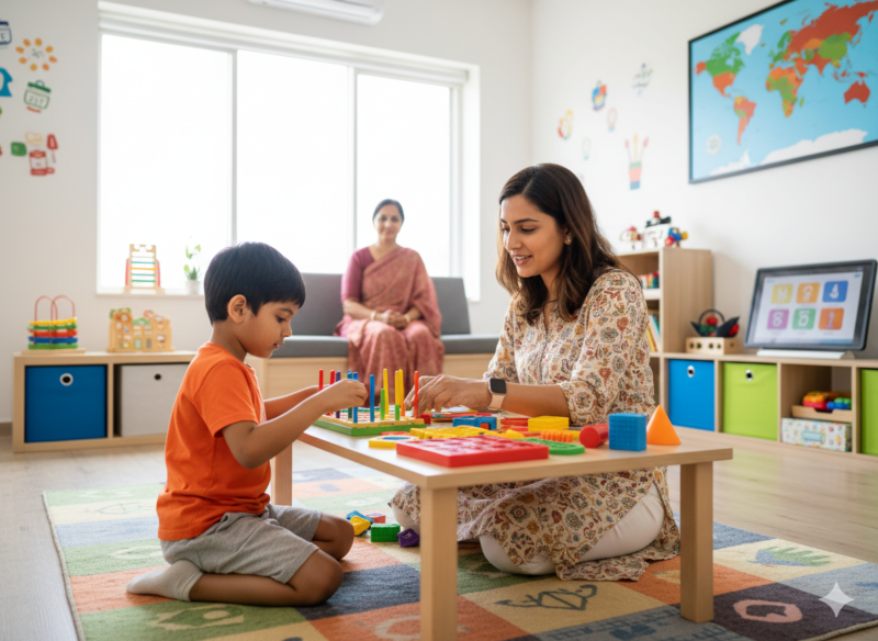 Child brain training therapy at the Best ADHD and Autism Center in Hadapsar