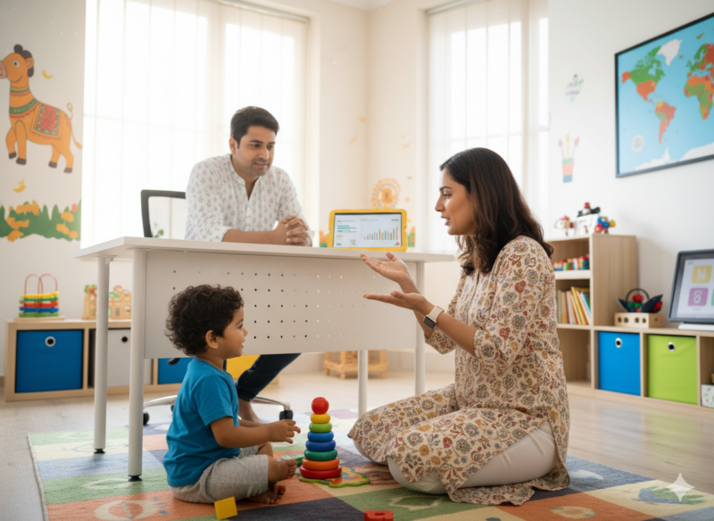 Consultation session at the Best ADHD and Autism Center in Hadapsar