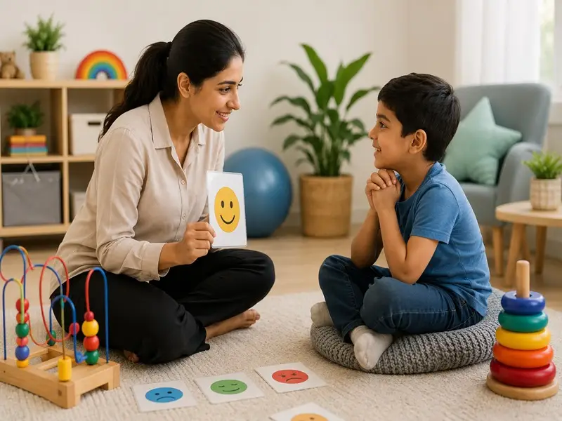AECET therapy session supporting emotional development in children