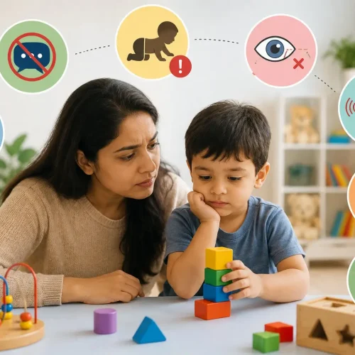 Early signs of developmental delays in children